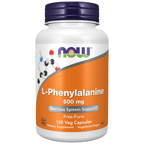 AKCIJA! L FENILALANIN (L-Phenylalanine) NOW Foods 500 mg - 120 VEGE Kapsula NAJBOLJE UPOTRIJEBITI DO: 30.06.2026.