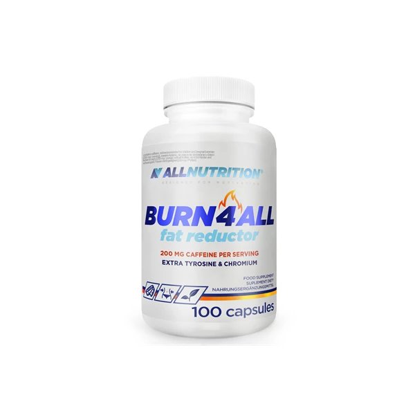 AKCIJA! ALLNUTRITION BURN4ALL FAT REDUCTOR - 100 kapsula NAJBOLJE UPOTRIJEBITI DO 30.09.2026.