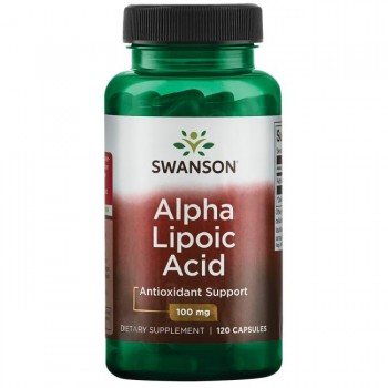 ALFA LIPOIČNA KISELINA ( ALA ) - Alpha Lipoic Acid 100 mg Kapsule Swanson - 120 Kapsula