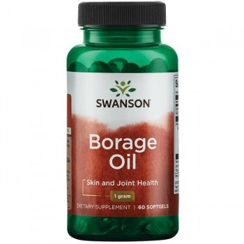 ULJE BORAŽINE - Borage Oil ( Boražina ) - Borač, Boreč ( Borago Officinalis ) Swanson Kapsule - 60 Softgel Kapsula