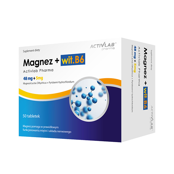 ActivLab Magnezij + vitamin B6 50 kapsula