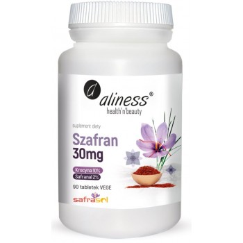 ŠAFRAN Tablete ( Saffron ) Ekstrakt 2% / 10% 30 mg - 90 VEGE Tableta