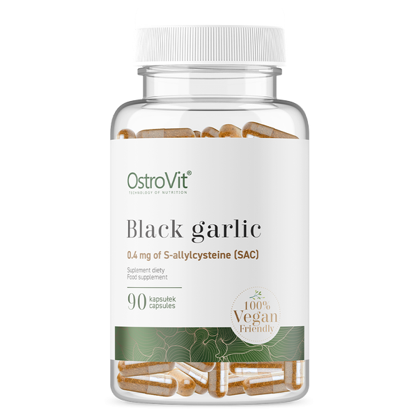 CRNI ČEŠNJAK Kapsule ( Black Garlic ) - Ekstrakt Crnog Češnjaka u Kapsulama 400 mg - 90 VEGE Kapsula