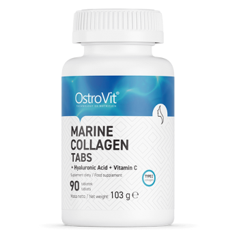 HIDROLIZIRANI RIBLJI KOLAGEN - Morski Kolagen (MARINE COLLAGEN) 2200 mg Tablete Hijaluronska Kiselina i Vitamin C 90 Tableta