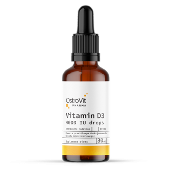 Vitamin D - D3 Kapi 4000IU (100 mcg) OstroVit Drops - 30ml u Kapima