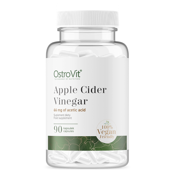 JABUČNI OCAT - Apple Cider Vinegar 600 mg Kapsule High Potency - 90 Kapsula