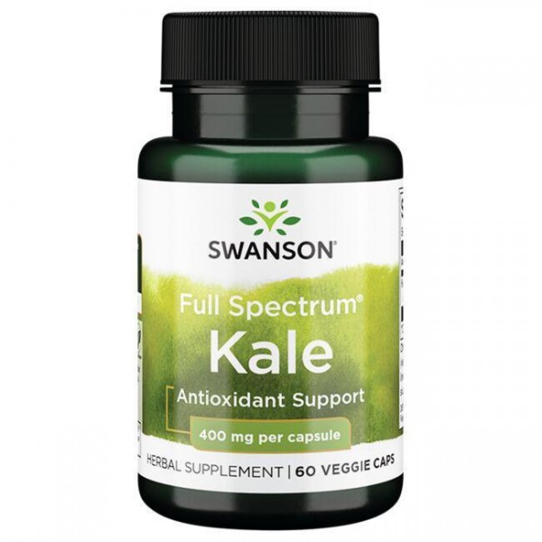KELJ (Kupus) - Swanson Kale Full Spectrum 400 mg - 60 Vege Kapsula